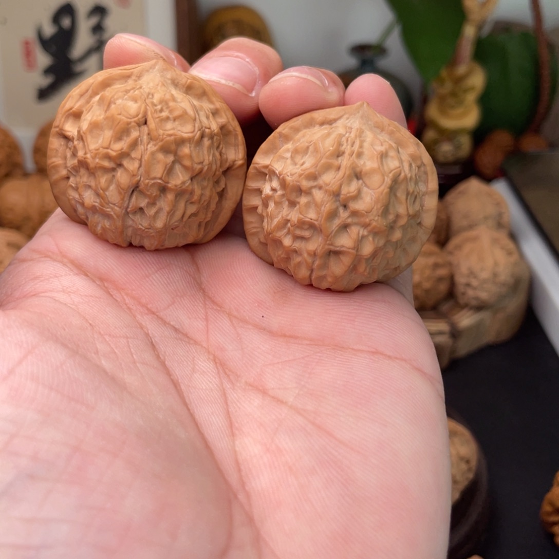 文玩核桃把件6**顺石门元宝38