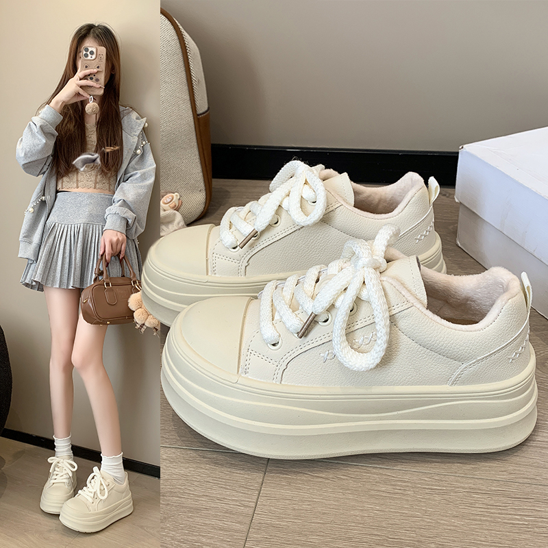 2025秋季新品爆款加绒保暖百搭休闲鞋