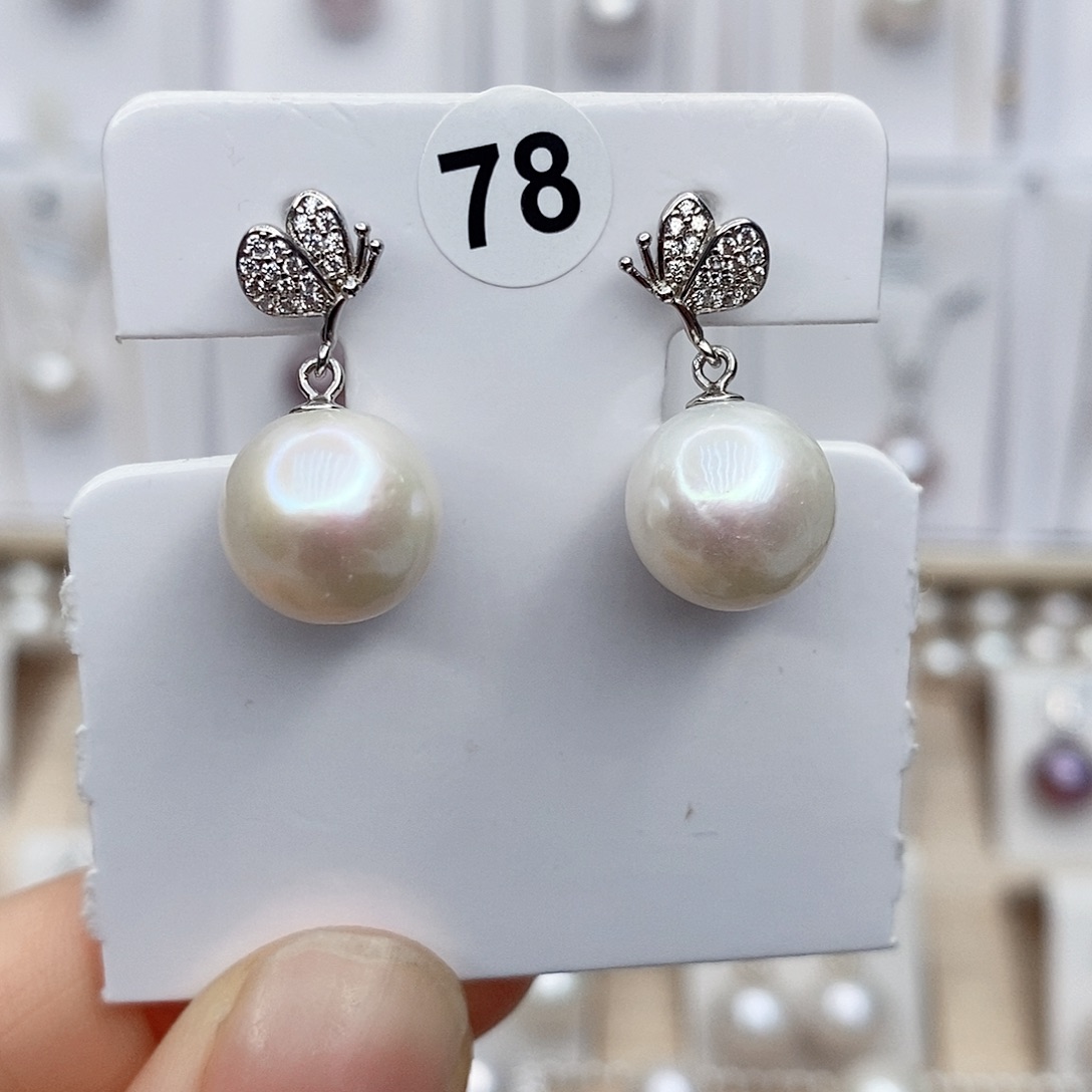 淡水珍珠银S925镶嵌颈饰