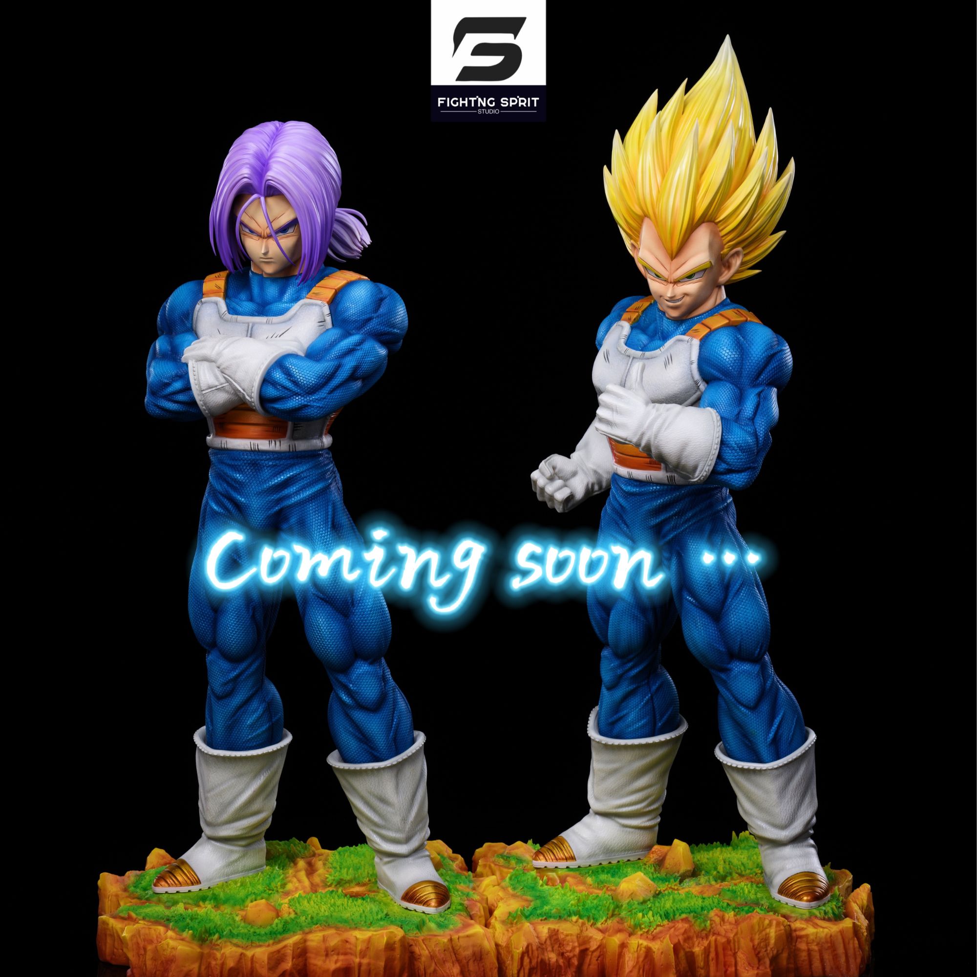 【暴力熊GK】Fighting Sprit Studio 特兰克斯贝吉塔动漫手办雕像GK