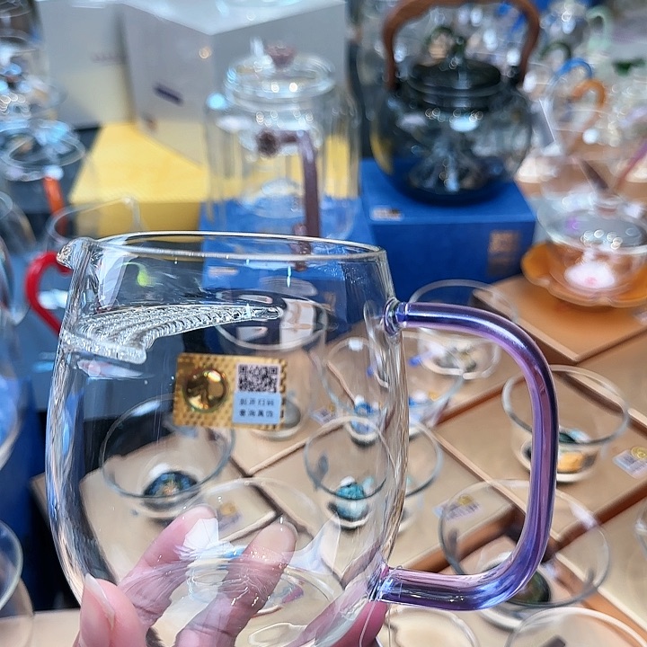 禾器浅紫色澄然月牙款