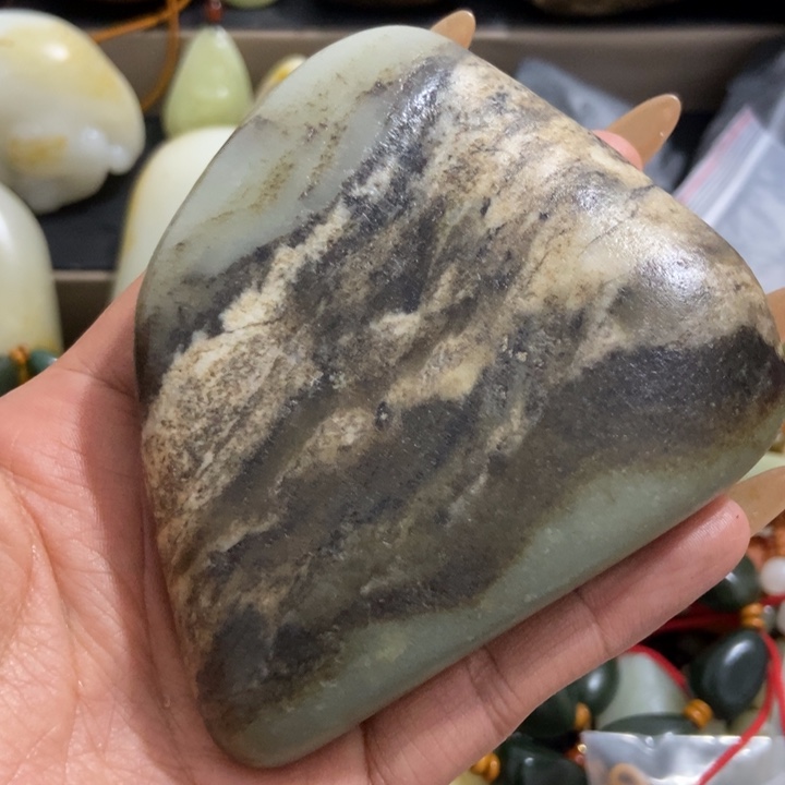 金***大和田玉（糖玉）未镶嵌挂件