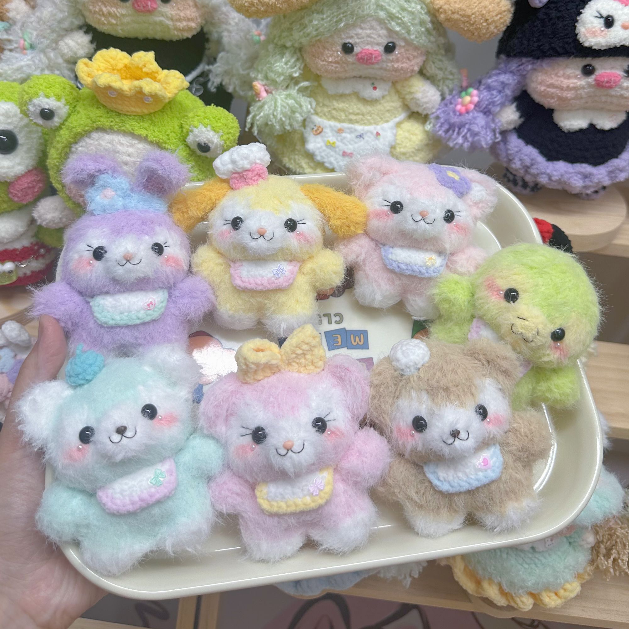 炸金花星黛露/美乐蒂/迪士尼系列毛线纯手工diy钩织玩偶成品礼物