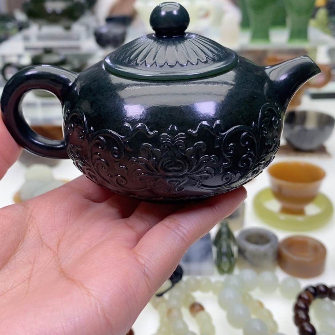 和田玉茶壶未镶嵌