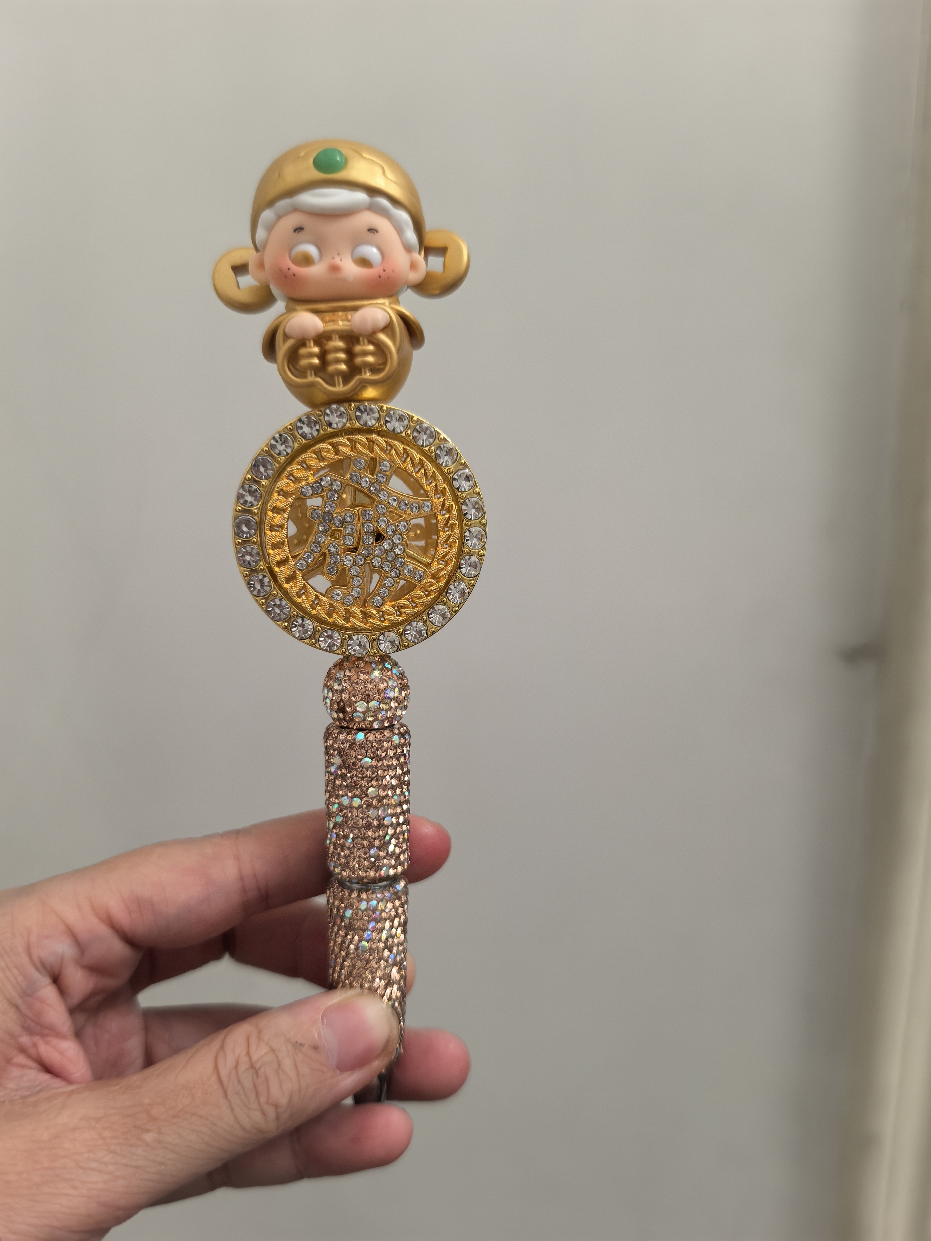 双面转转财神diy圆珠笔