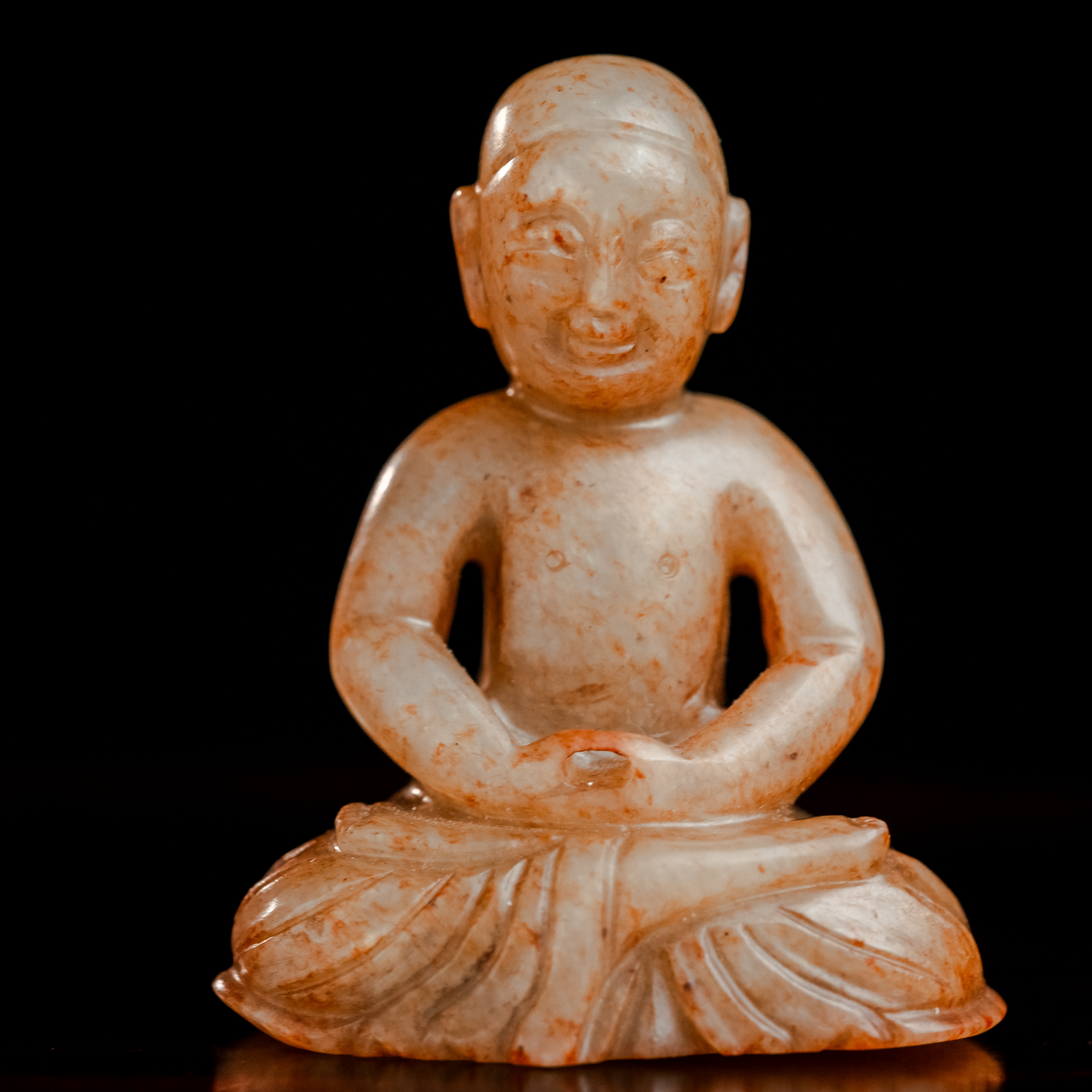 28明代和田玉佛造像