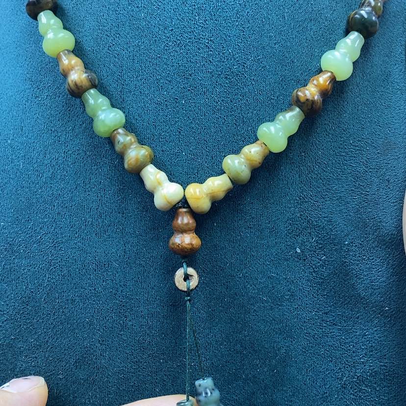 【闪购商品】蛇纹石玉未镶嵌项链