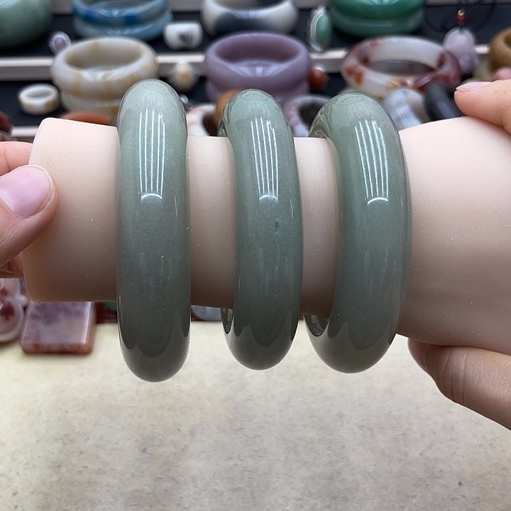 石英质玉圈口56未镶嵌