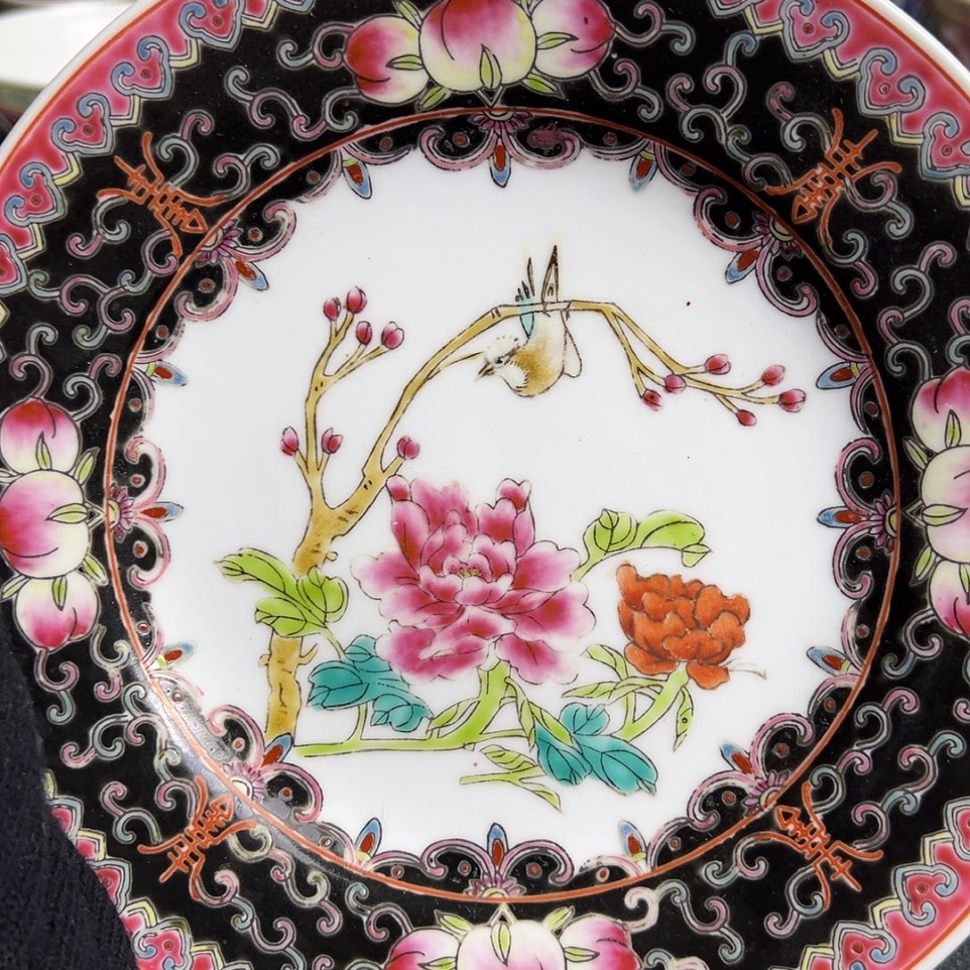 盘景德镇陶瓷粉彩盘