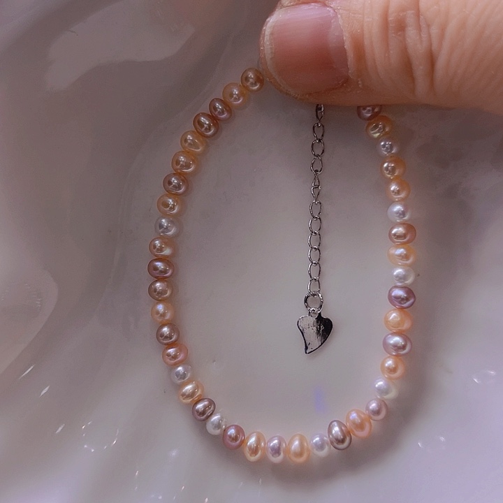 淡水珍珠手绳合金