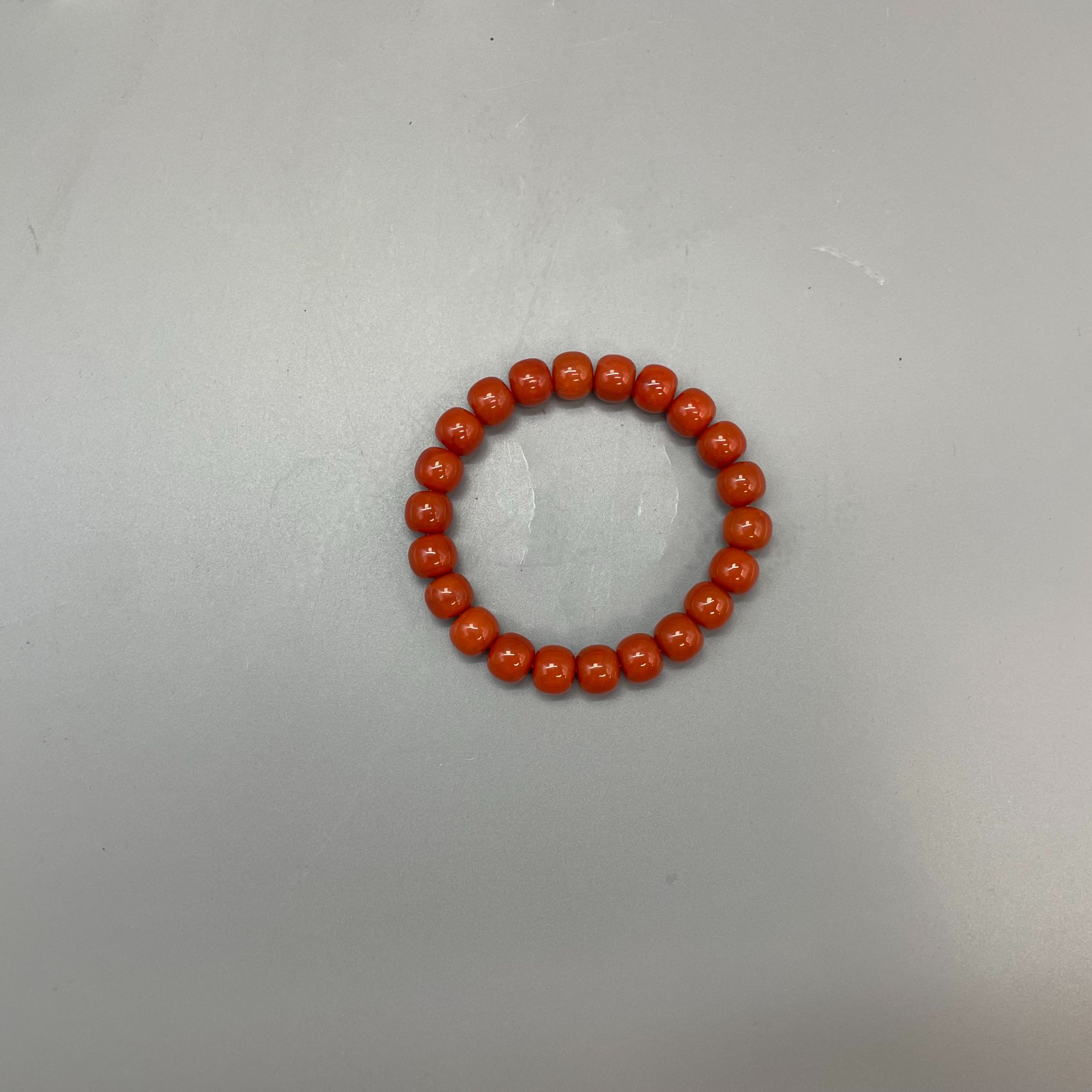 南红老型手串10*8