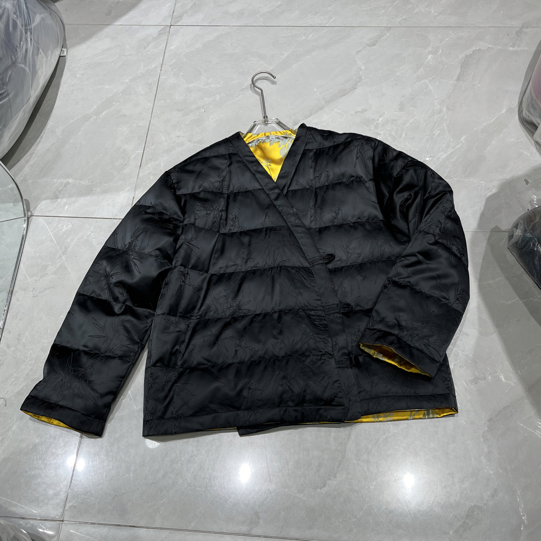 088新款时尚双面穿人丝提花外套女