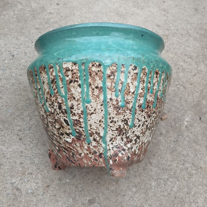 红陶20/20瑕疵一个盆