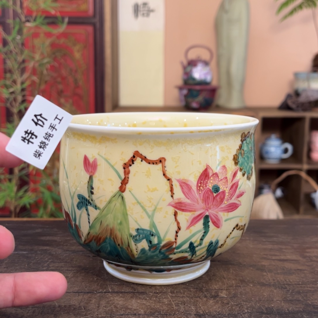 杯景德镇纯手工手绘陶瓷