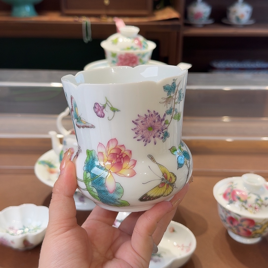 珐琅彩主人杯茶具系列