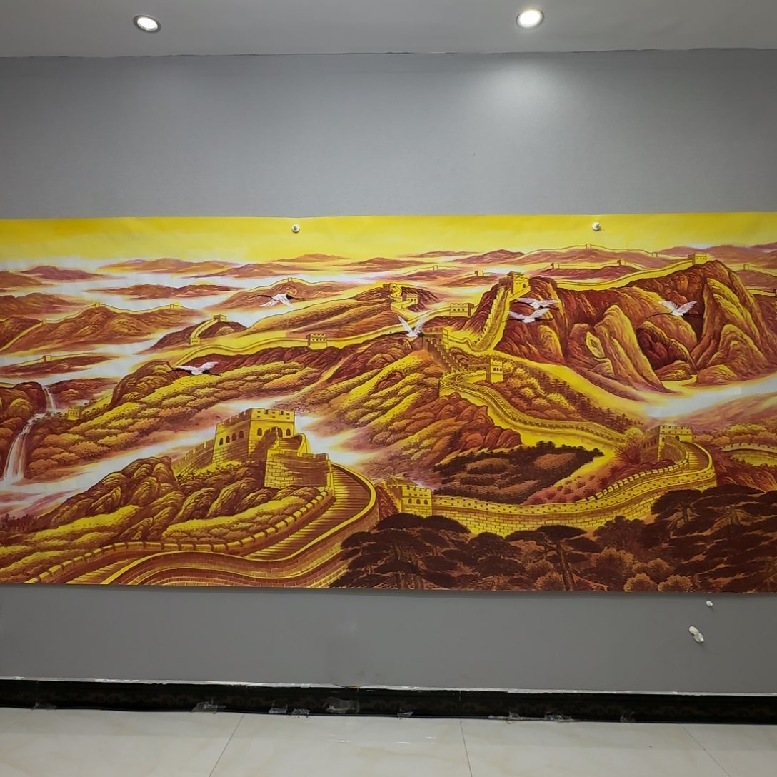 国画丈二精品工笔金山永固贾敏