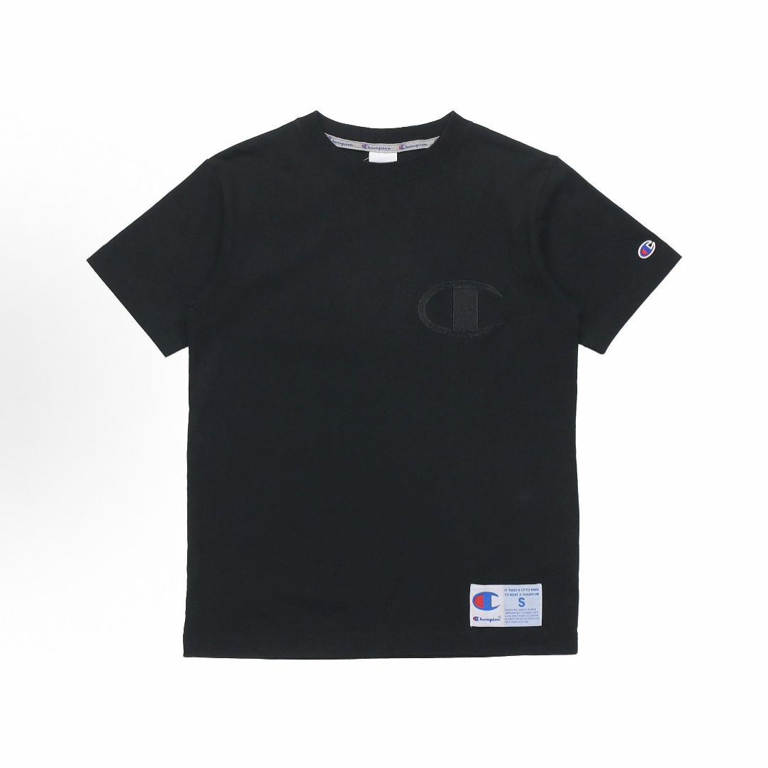正品Champion 冠军小C刺绣Logo基础短袖T恤 日版 男女同款
