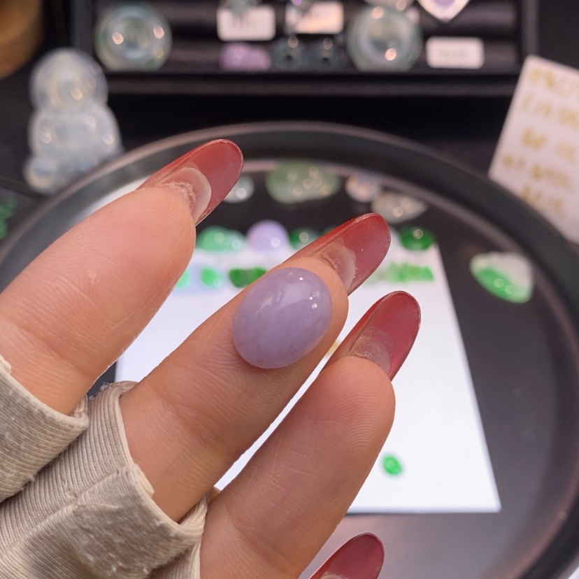 【闪购商品】翡翠挂件未镶嵌蛋面