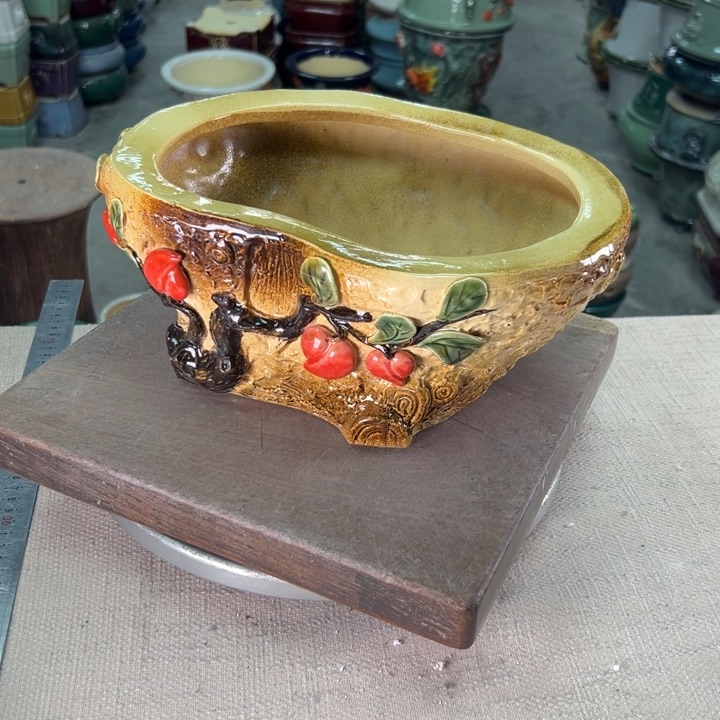 泳坤堂石湾盆陶瓷