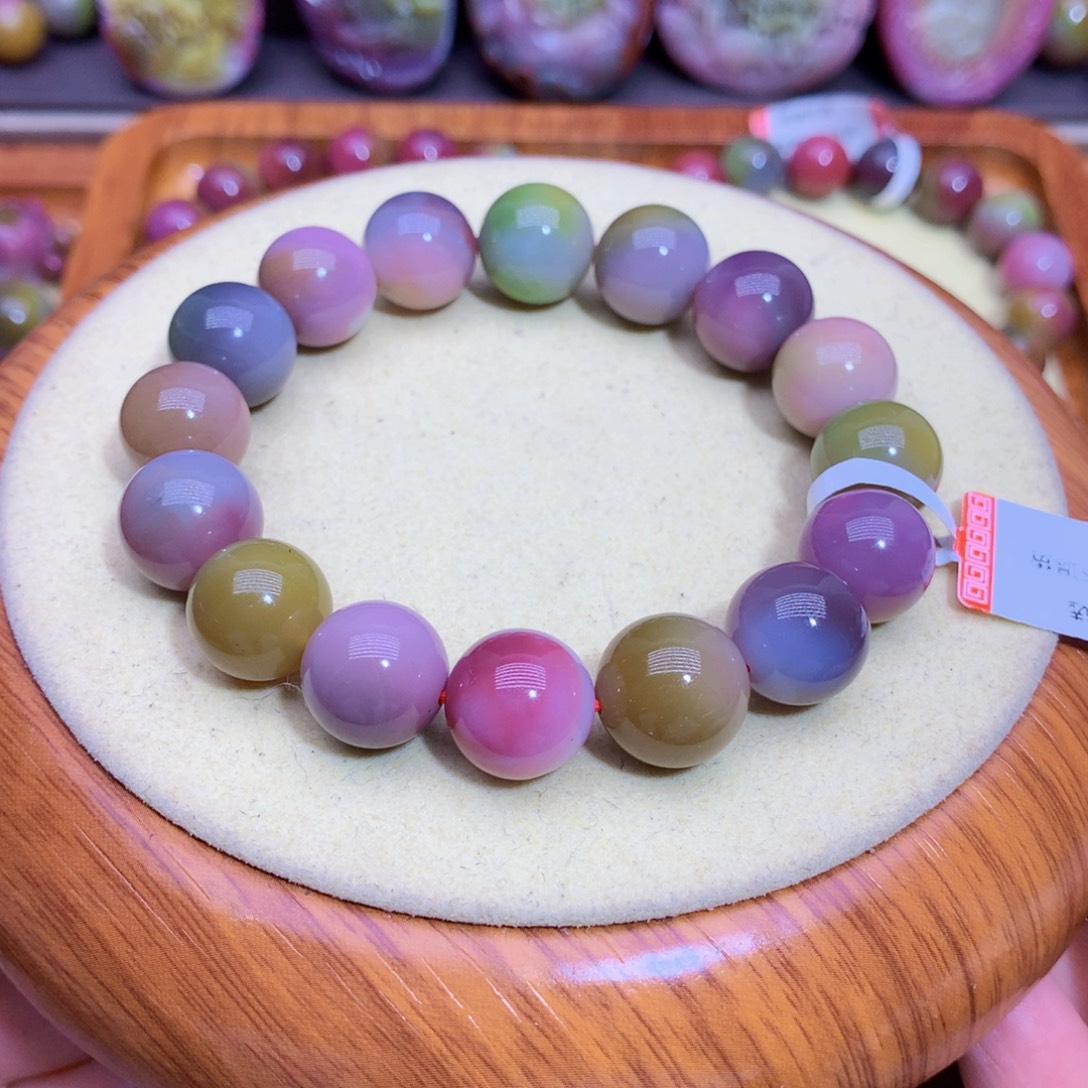 玛瑙未镶嵌手链盐源