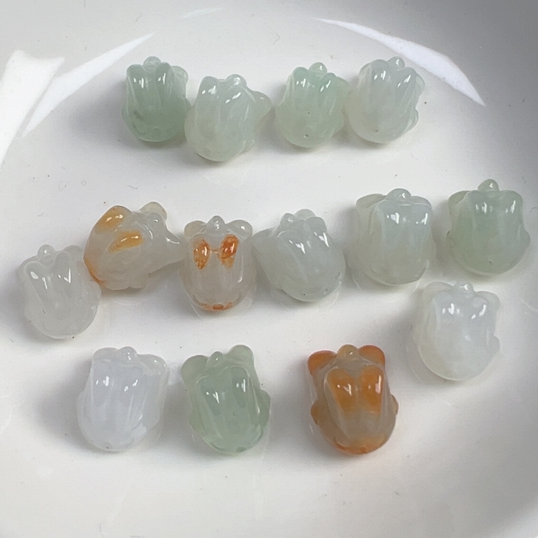 翡翠散珠翡翠趴趴兔一个可挑