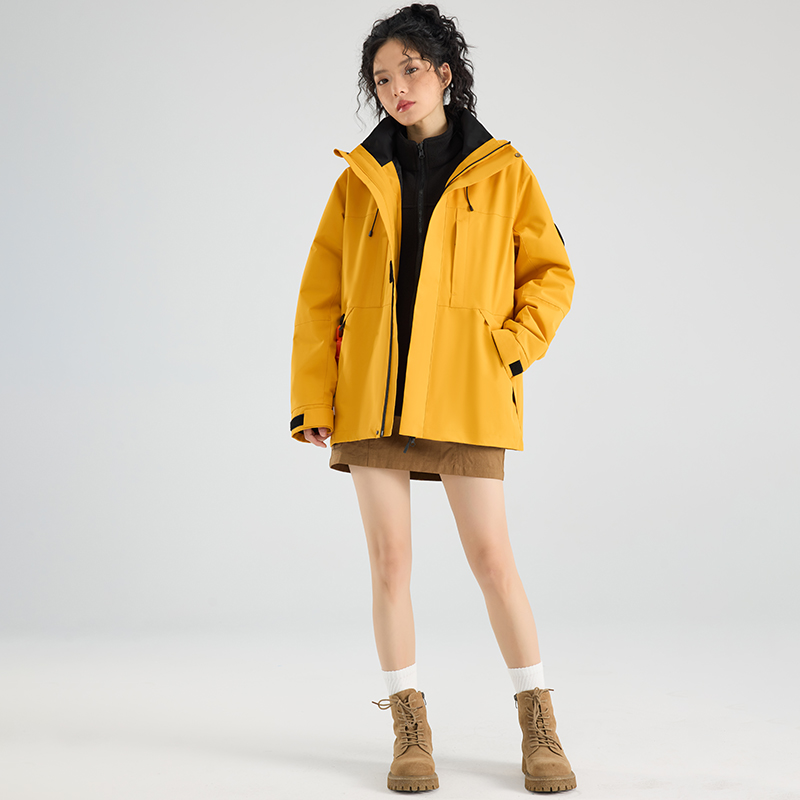 【2025秋冬新品】三合一两件套/单外套男女户外防风防水保暖登山服A
