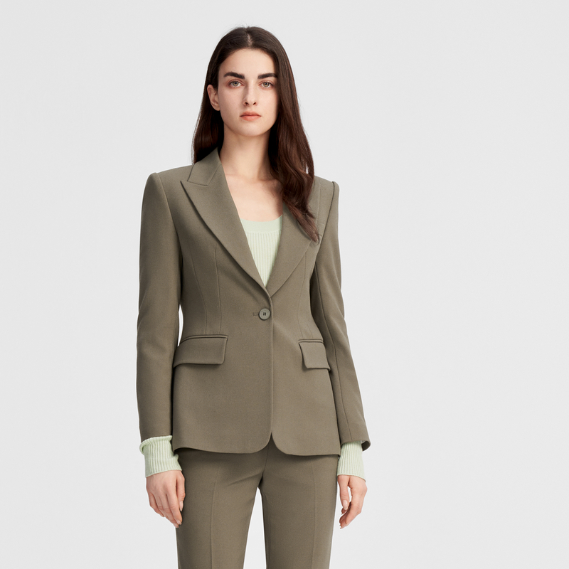 【粉丝专享】歌力思秋款修身版轻商务西装女EWW343T02400
