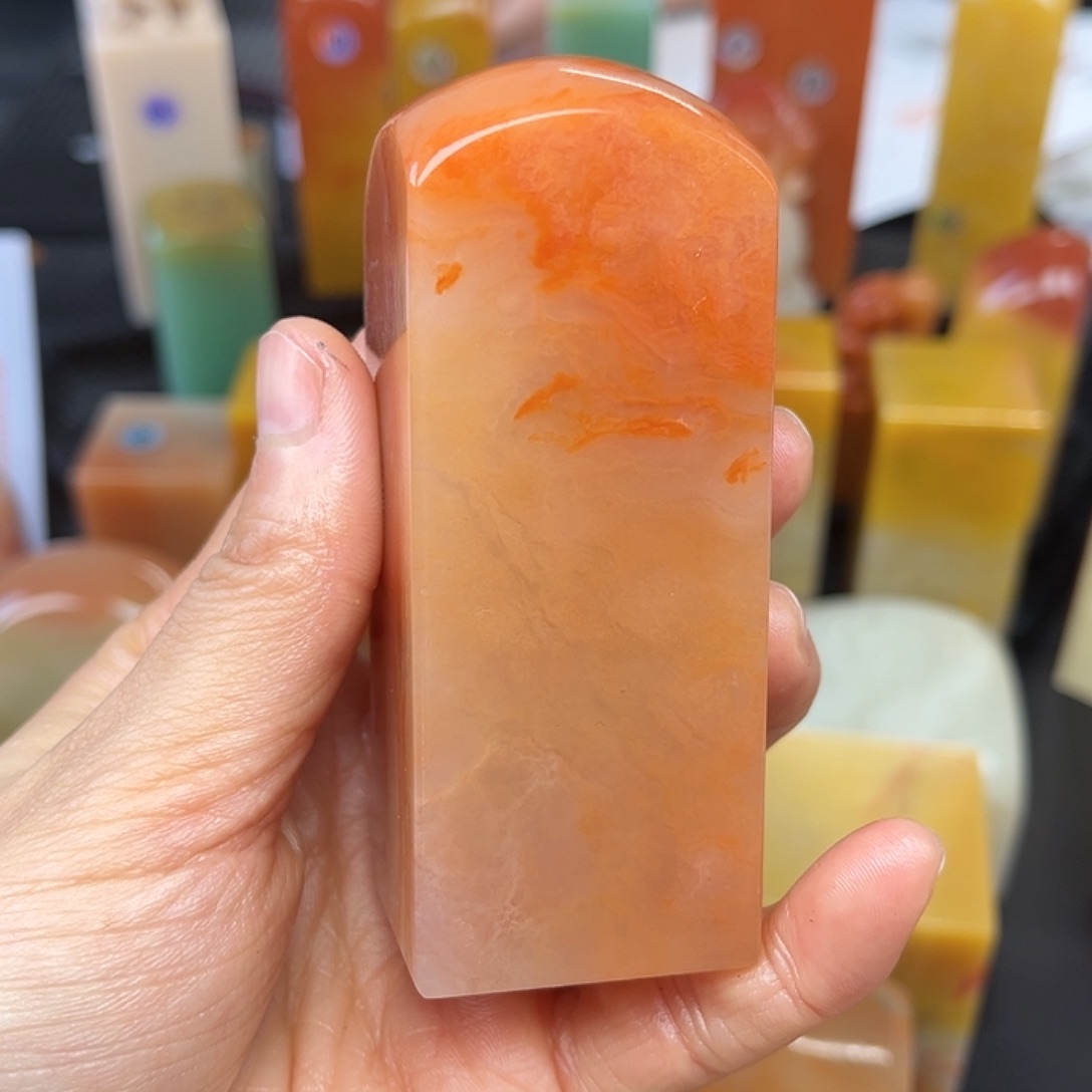 寿山石印石这个点在做实验了