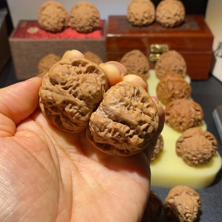 文玩核桃吊坠蛤么头42