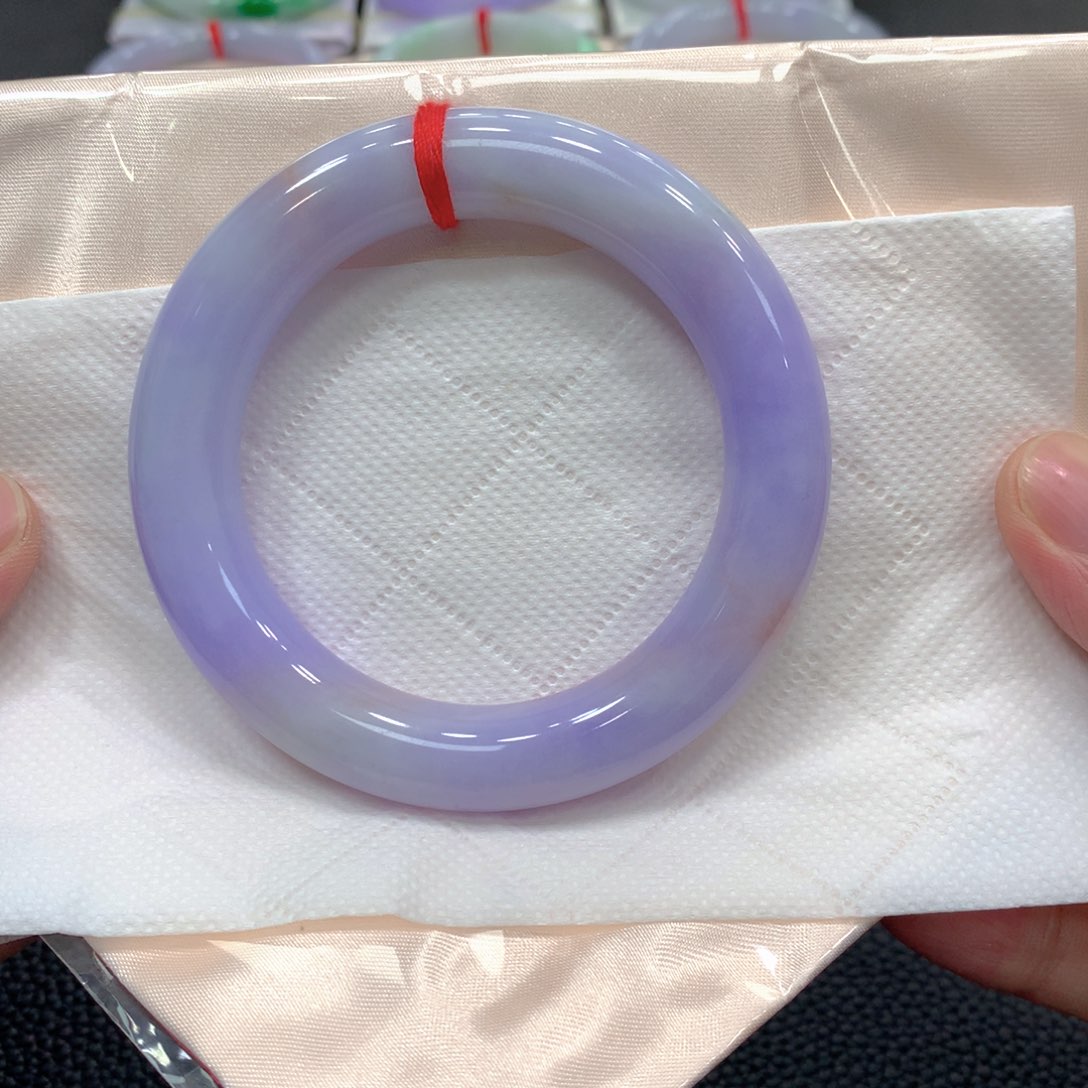 翡翠未镶嵌手镯可***❤翡翠