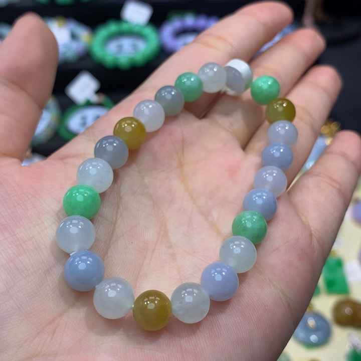 未镶嵌手链翡翠翡翠