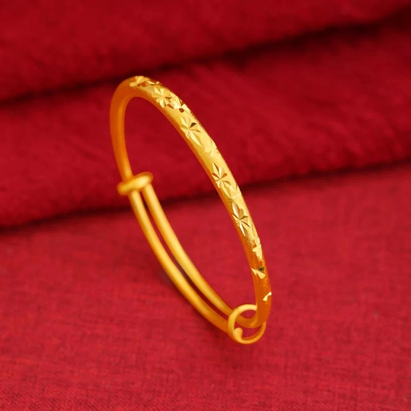 【暑假福利】16g满天星推拉手镯女士时尚简约手环AA