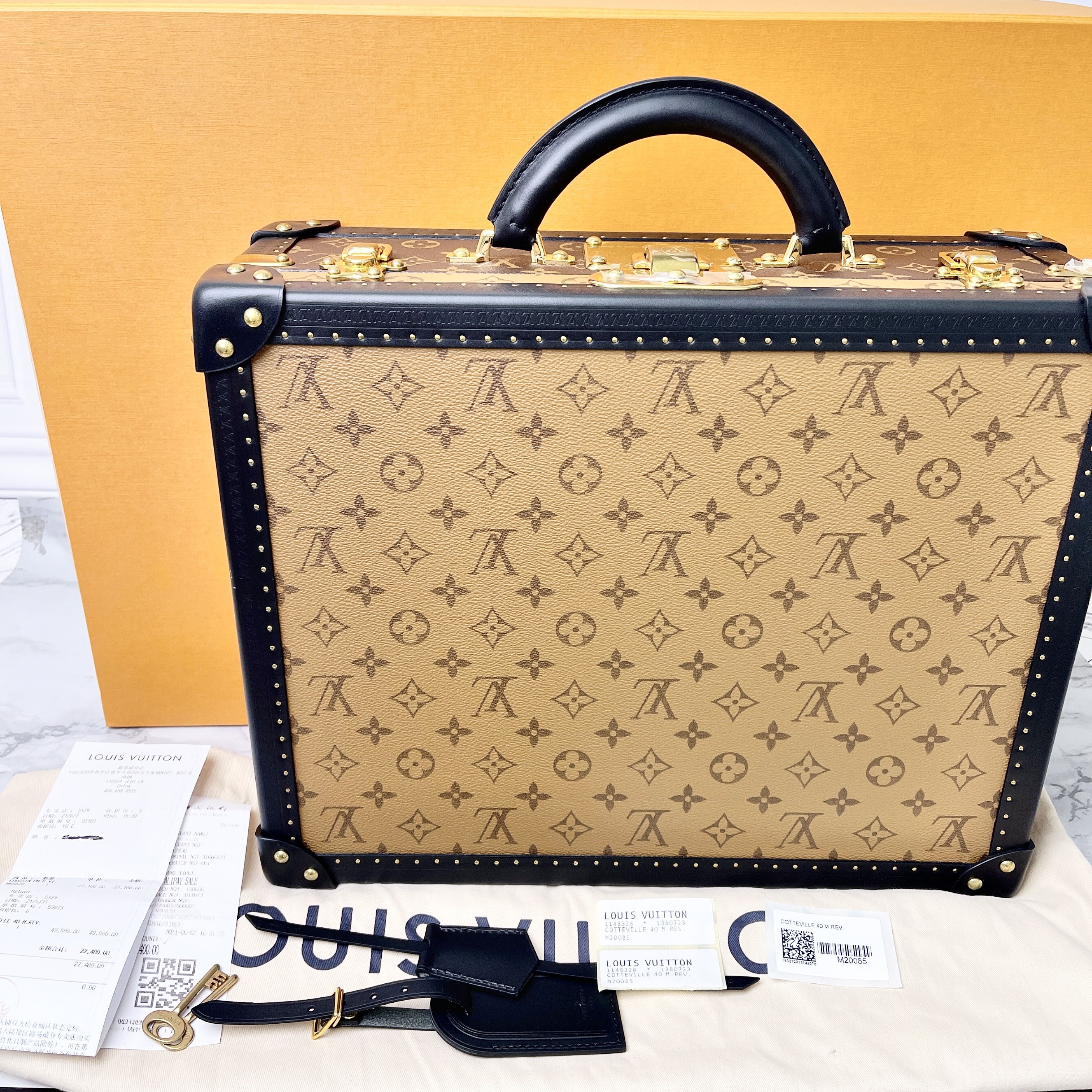 95新 LouisVuitton/路易威登 LV/路易威登Cotteville硬箱子