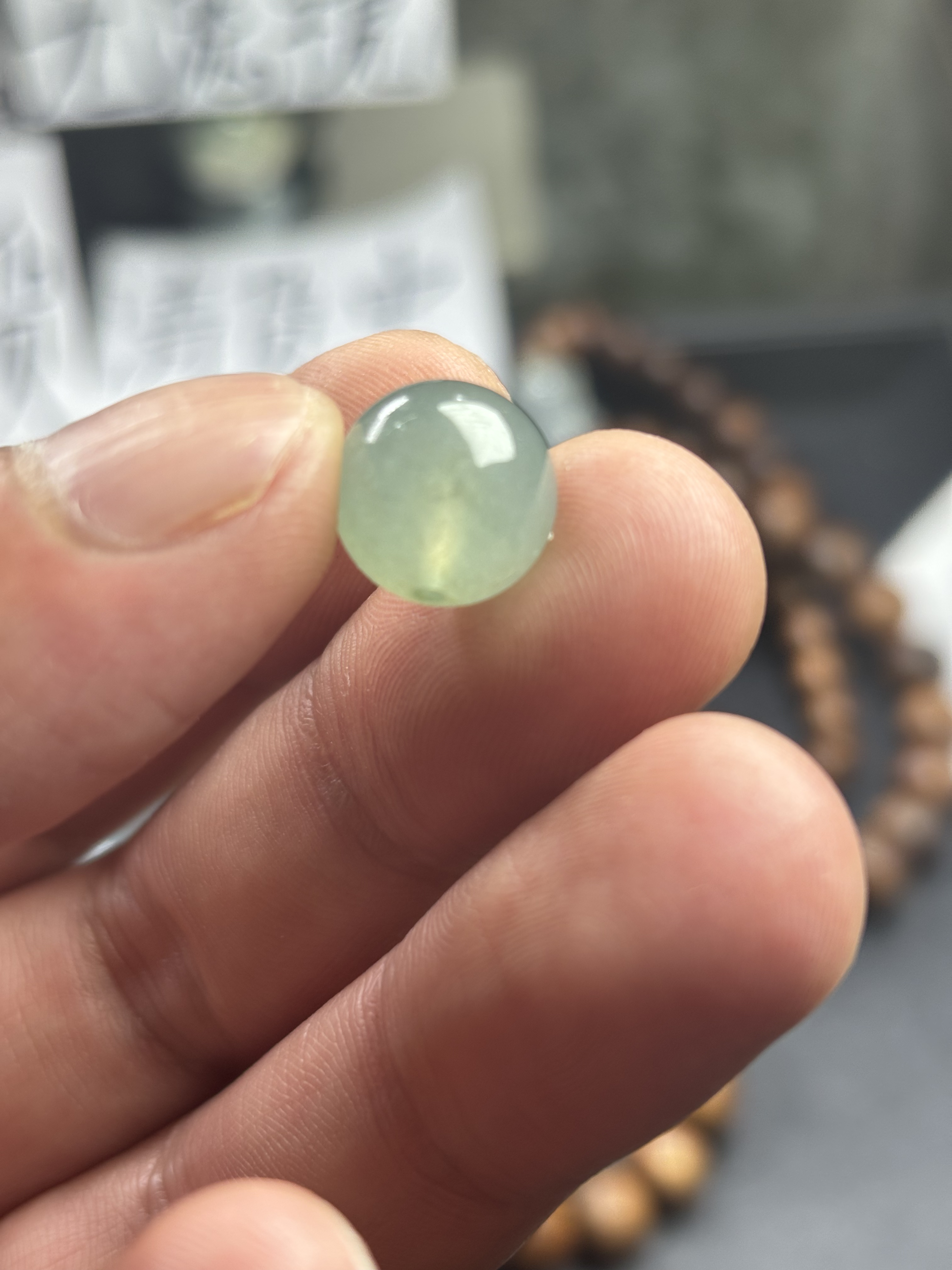 缅甸翡翠冰晴蓝卡12 