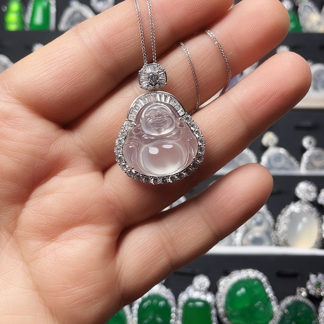 玛瑙/玉髓颈饰银S925镶嵌