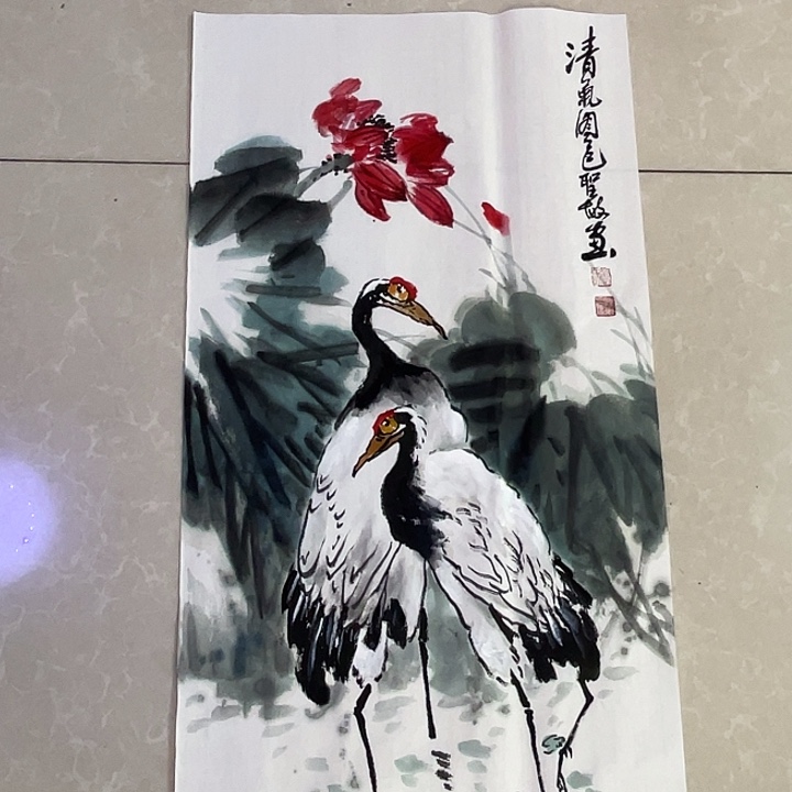 国画张圣敏先生纯手绘作品