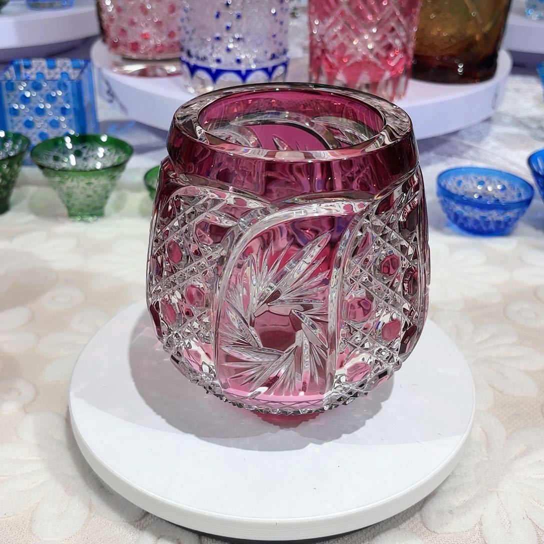 水晶杯水晶花瓶果盘通宝工艺品32号