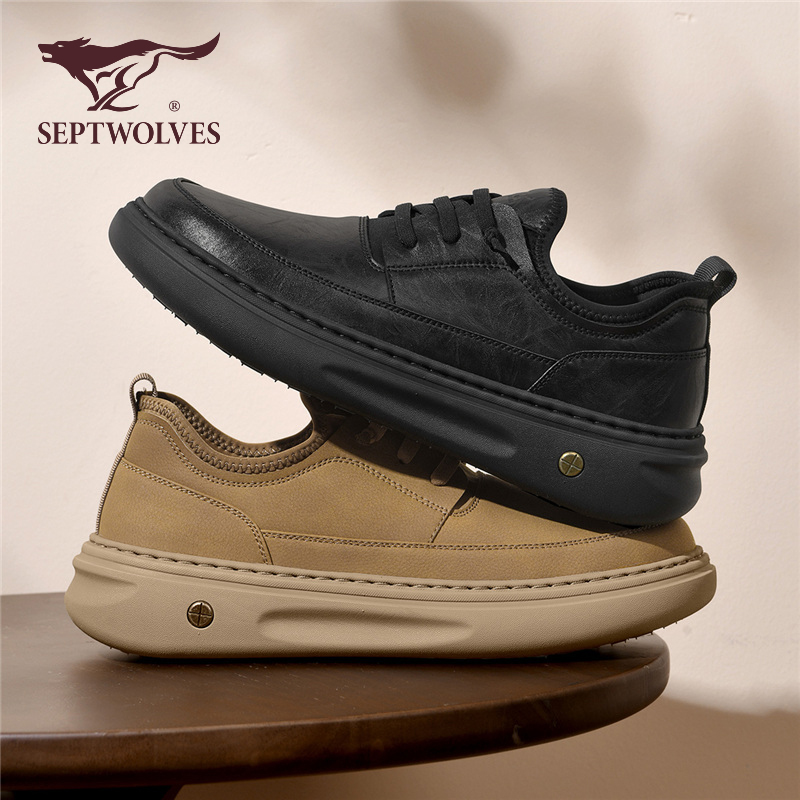 七匹狼秋季新款爆款鞋子男款2025上班通勤男鞋干净痞帅开车专用鞋