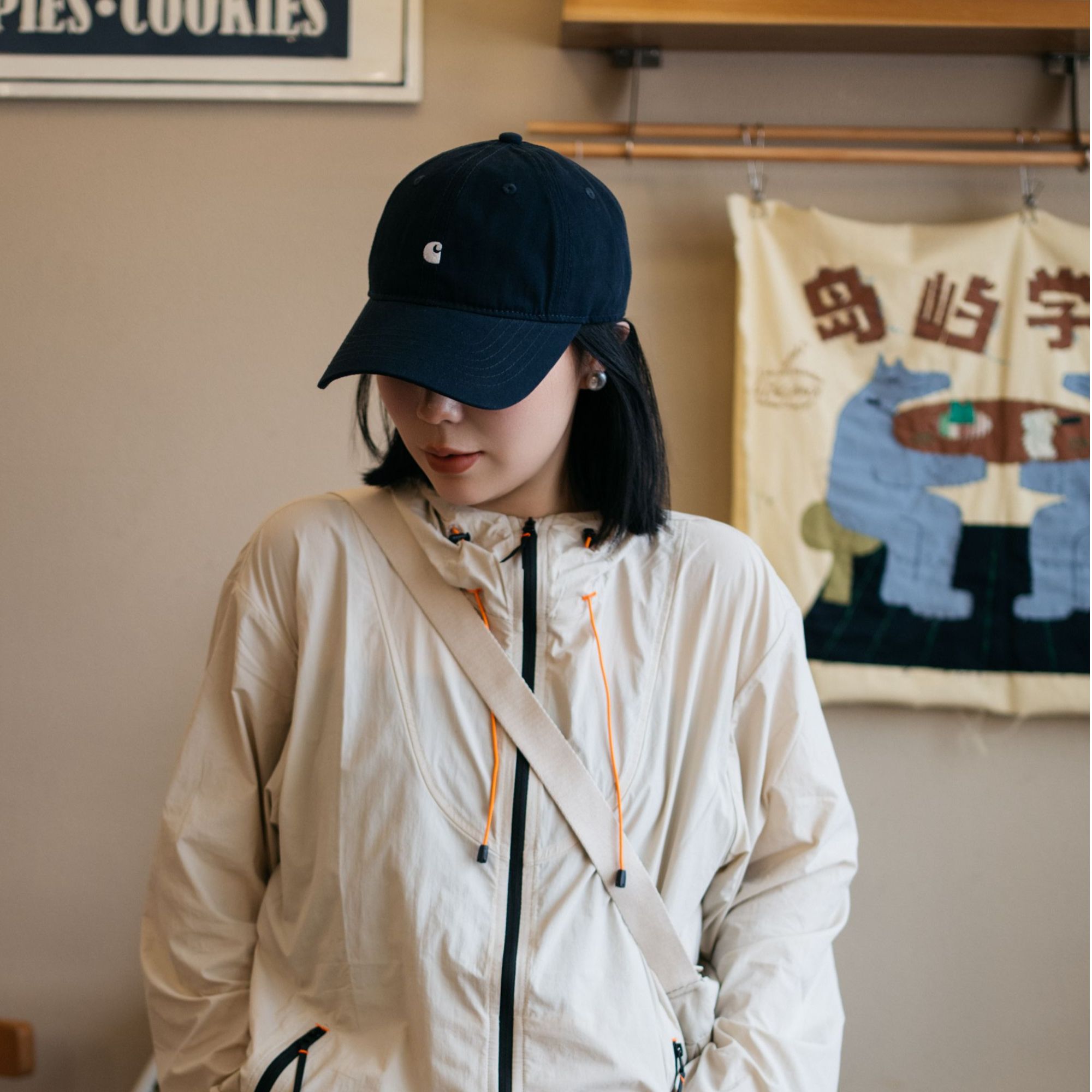 太一美式工装风帽子防晒遮阳帽女士棒球帽男女鸭舌帽百搭显脸小