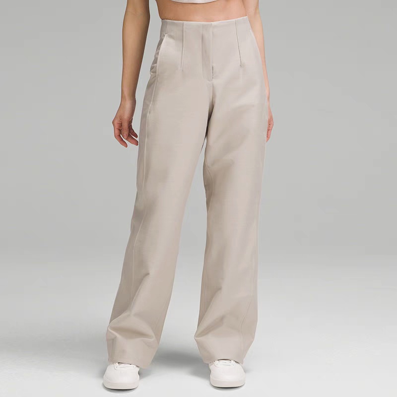 SC26108 女士春秋宽松直筒高腰阔腿休闲裤长裤