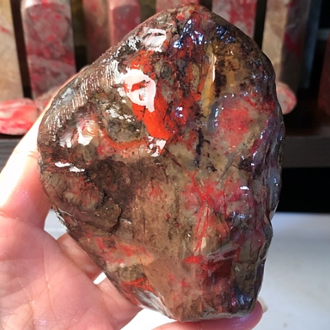 昌化石黄****金昌化鸡血石原石