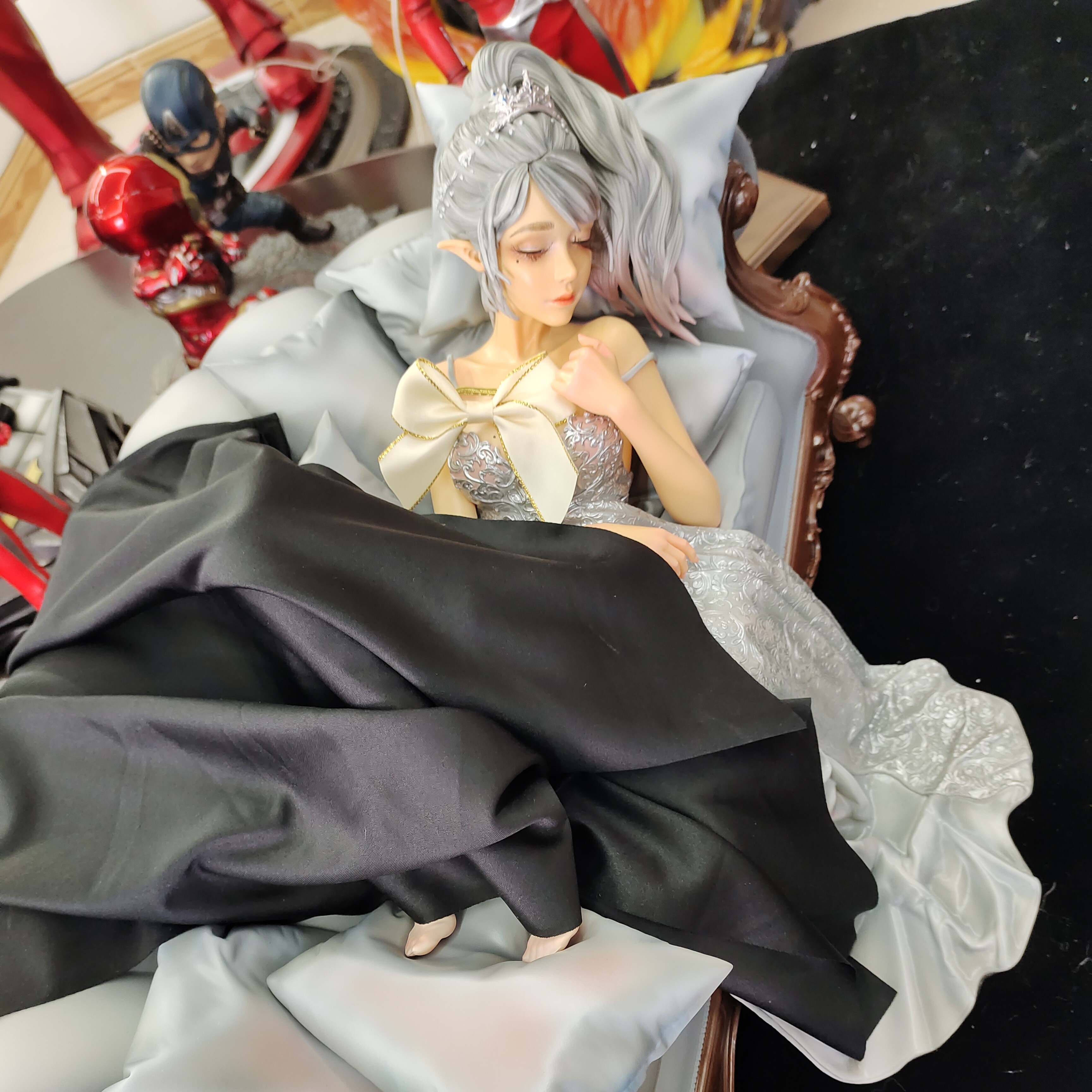 二次元小憩公主手办雕像优质模玩摆件