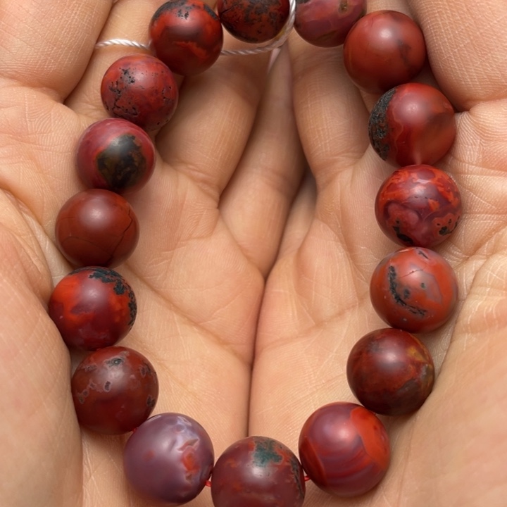 南红玛瑙手串13多样性发1未镶嵌