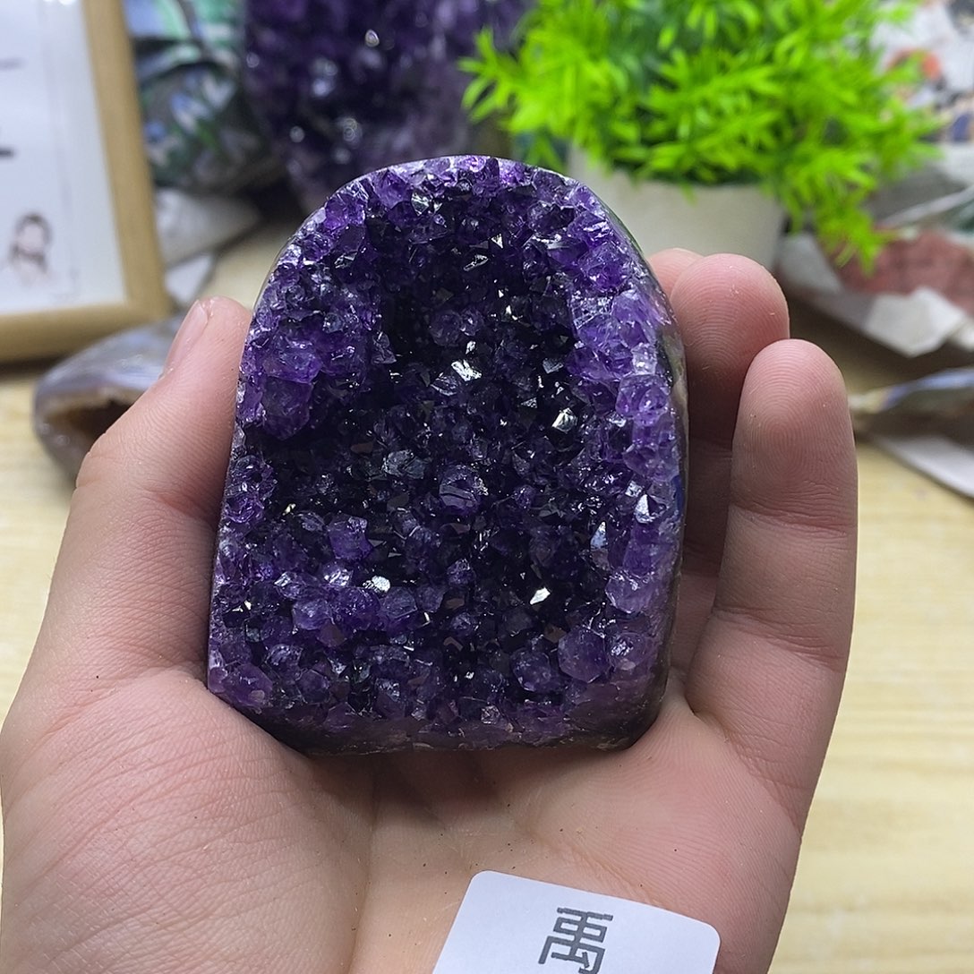 紫晶珠宝半成品未镶嵌