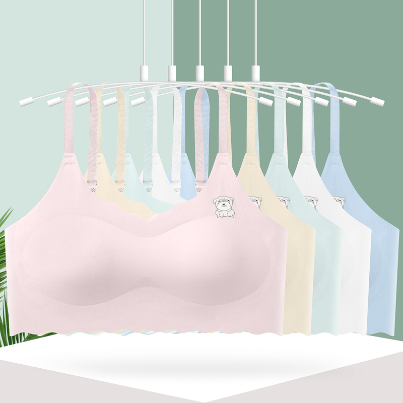 世雅8-16岁发育期女童内衣无痕舒适细肩带一二阶段女孩学生小吊带