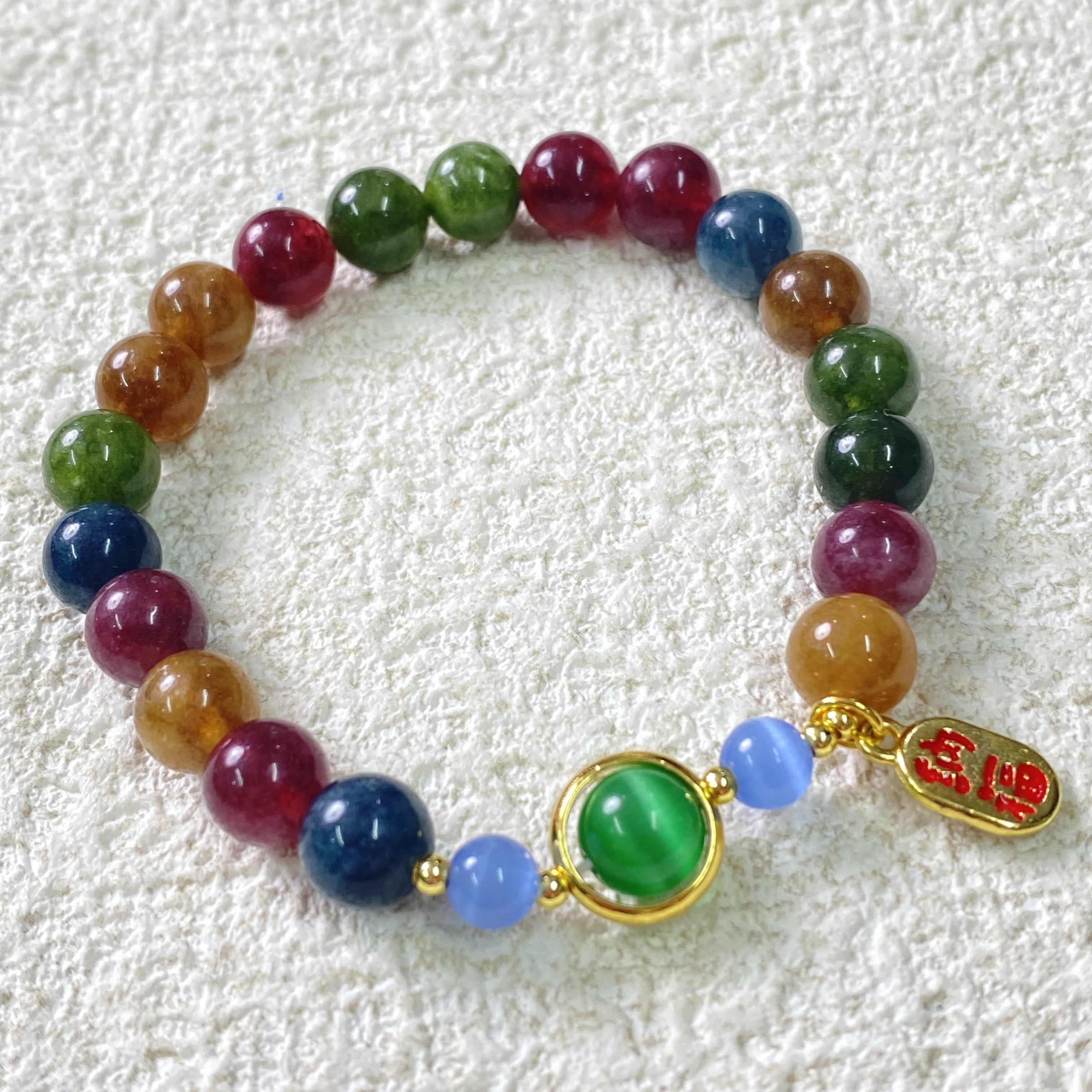 【大胖精选】1571设计师款8m碧玺单圈简约多样性发其一不带盒