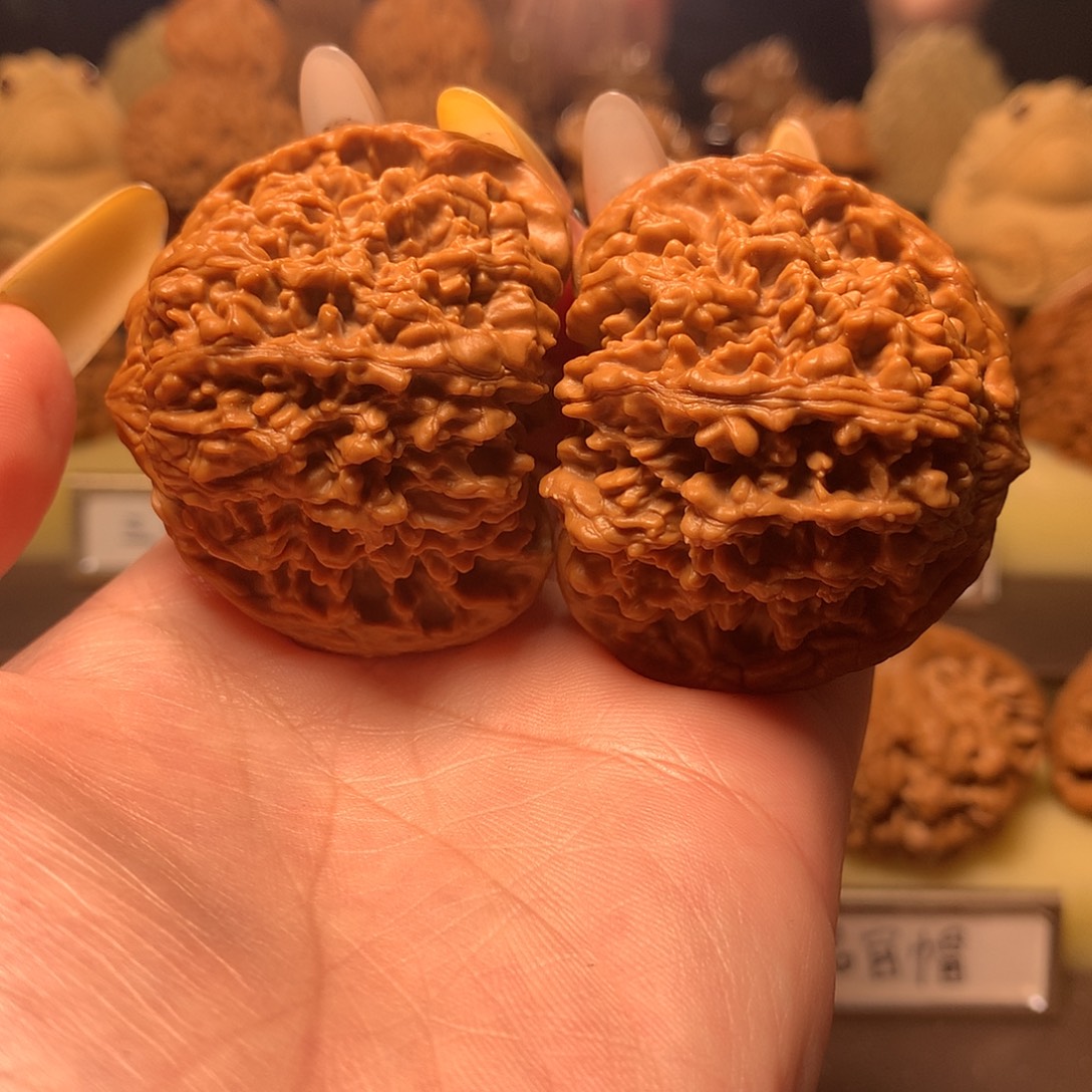 吊坠文玩核桃大满天星47全品凹底