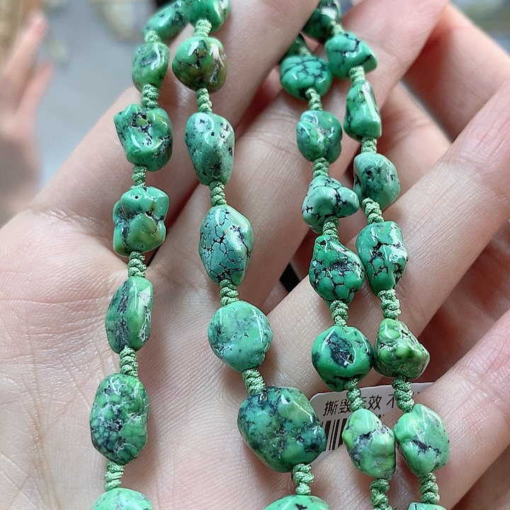 绿松石珠宝奇石未镶嵌@****茶