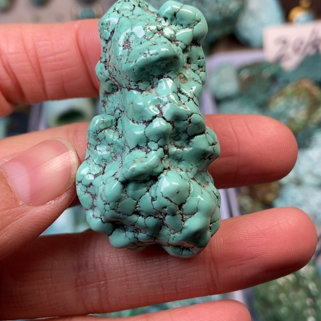 绿松石珠宝奇石未镶嵌