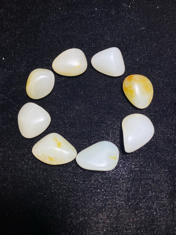 新疆和田玉手串散籽70.4克